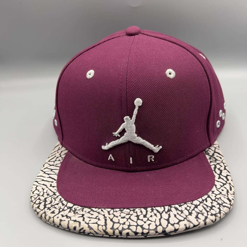 Air Jordan Hat Men Red Cement Elephant Jumpman‎ Strap Back Cap